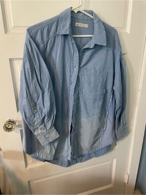 We the free chambray cotton shirt